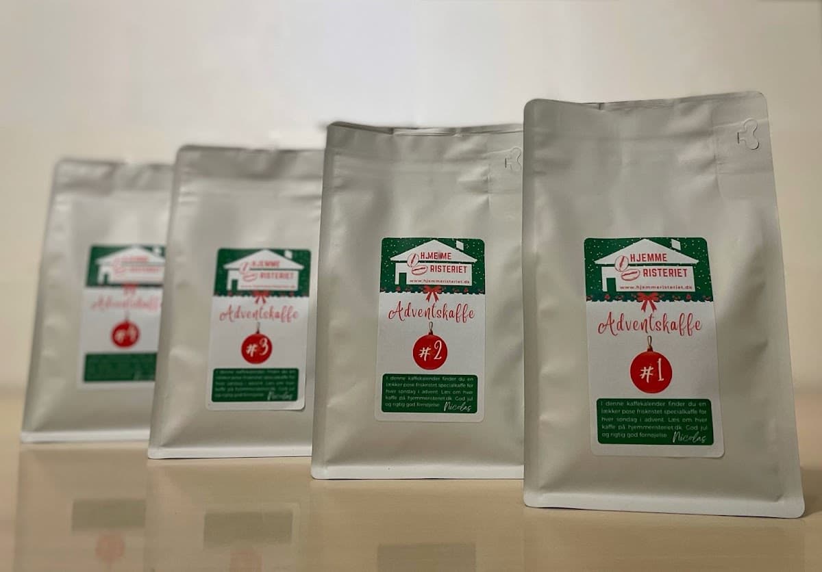 Friskristede kaffebønner