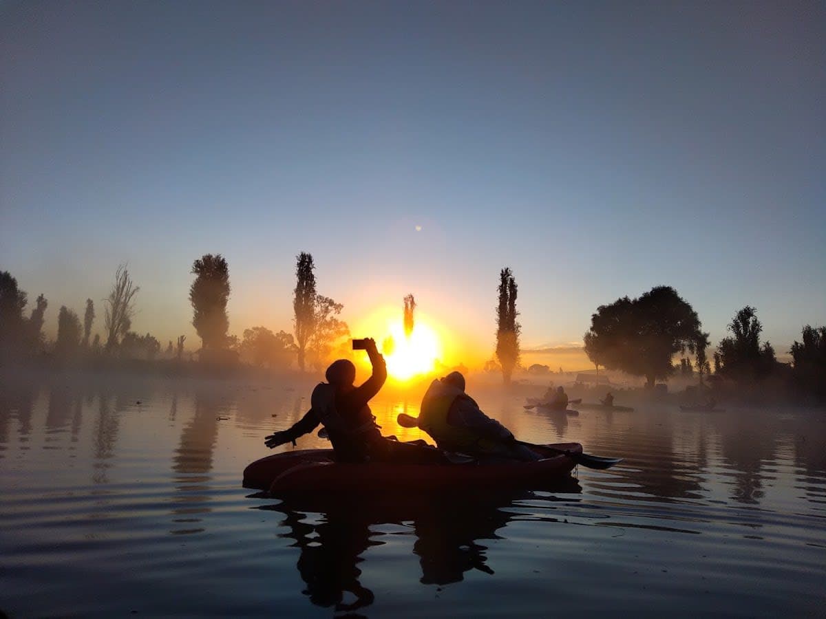 Amanecer en Xochimilco