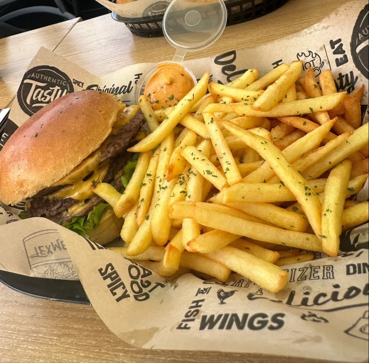 Delivery via Deliveroo