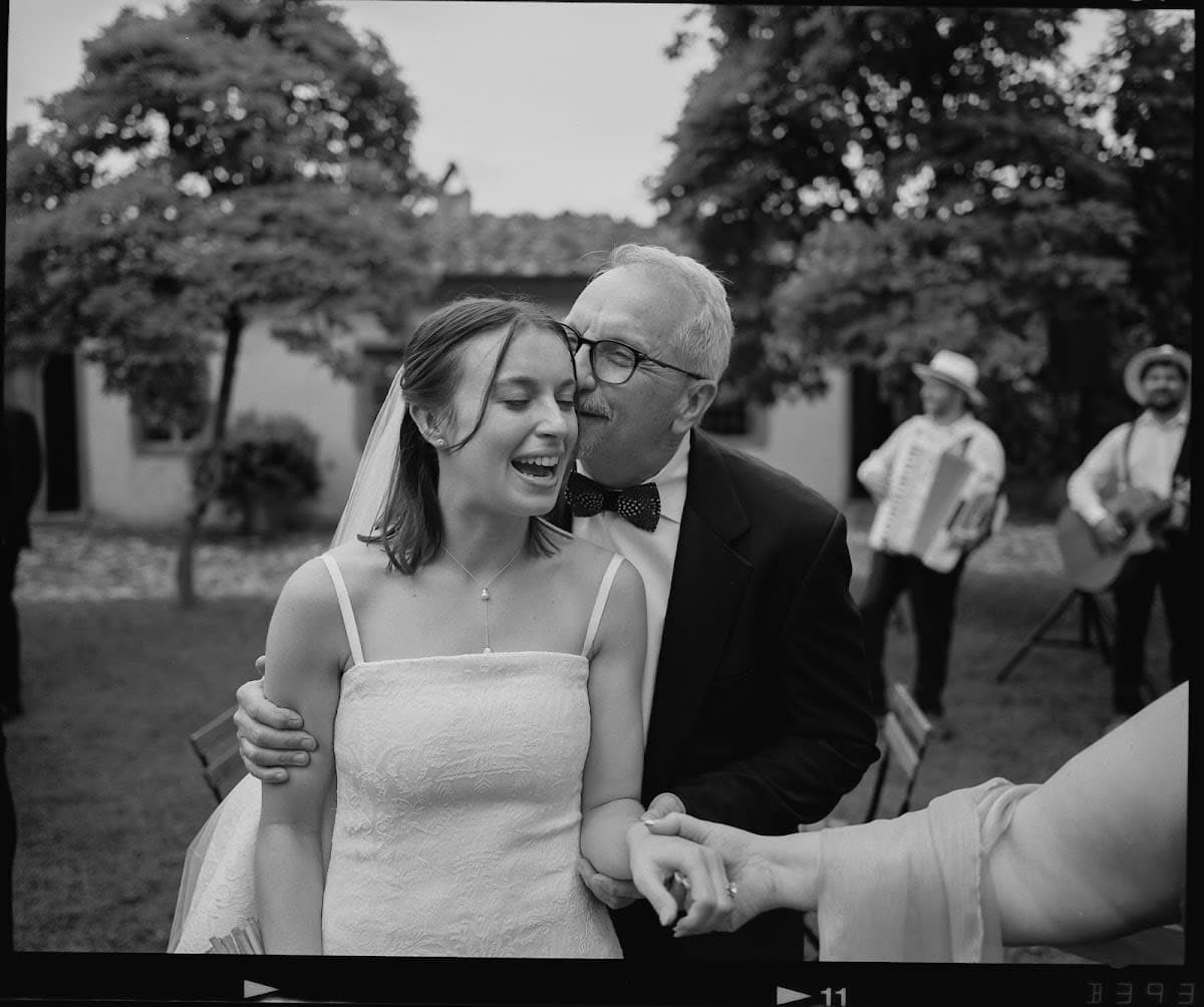 Fotografia di Matrimonio su Pellicola