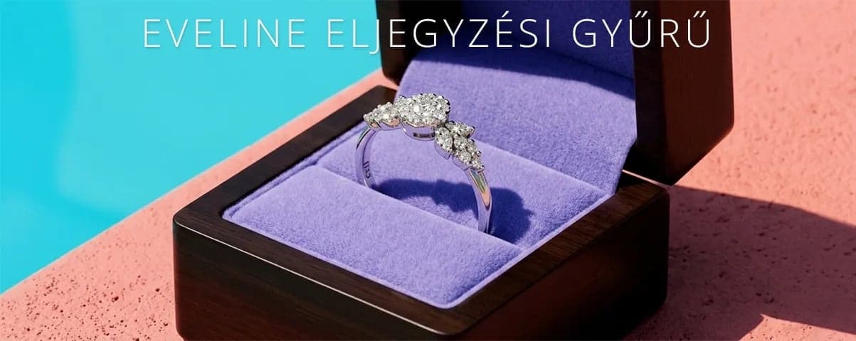 White & Black Jewellery Gyémánt ékszer - Eljegyzési gyűrű