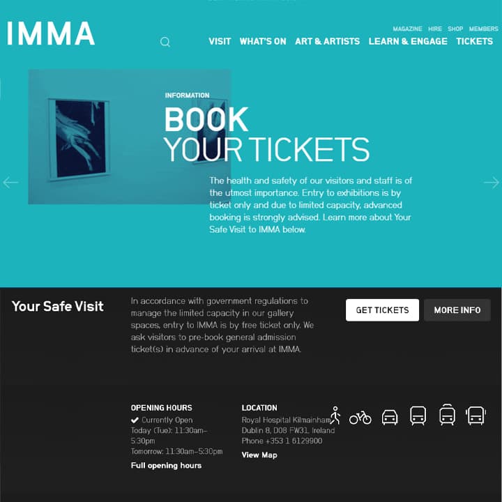 IMMA. Irish Museum of Modern Art